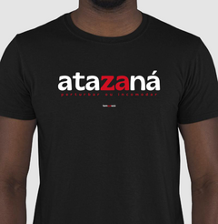 ATAZANÁ – Camiseta Algodão 30.1 (Cores Escuras – Masculina e Feminina) - loja online