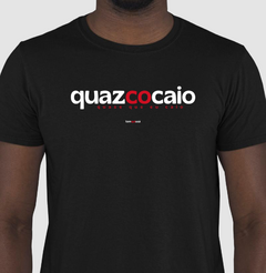 QUAZCOCAIO – Camiseta Algodão 30.1 (Cores Escuras – Masculina e Feminina) - loja online
