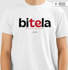 Imagem do BITELA – Camiseta Algodão Peruano (Branca – Masculina e Feminina)