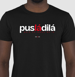 PUSLADILÁ – Camiseta Algodão 30.1 (Cores Claras – Masculina e Feminina) - loja online