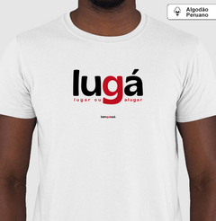 LUGÁ – Camiseta Algodão Peruano (Branca – Masculina e Feminina) - comprar online