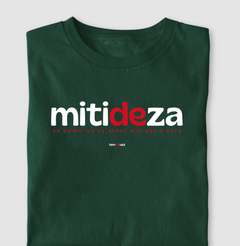 Imagem do MITIDEZA – Camiseta Algodão 30.1 (Cores Escuras – Masculina e Feminina)