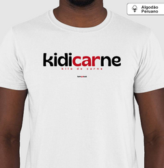 KIDICARNE – Camiseta Algodão Peruano (Branca – Masculina e Feminina) - comprar online