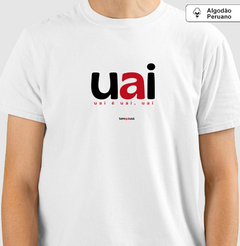 UAI – Camiseta Algodão Peruano (Branca – Masculina e Feminina) - comprar online