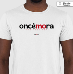 ONCÊMORA – Camiseta Algodão Peruano (Branca – Masculina e Feminina) - comprar online