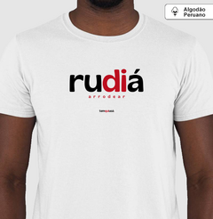 RUDIÁ – Camiseta Algodão Peruano (Branca – Masculina e Feminina) - comprar online