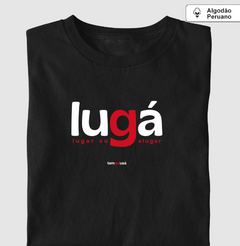 LUGÁ – Camiseta Algodão Peruano (Cores Escuras – Masculina e Feminina)