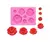 Forma de Silicone Rosas Sortidas - RPK PARAFINAS