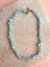 COLLAR CHUNKY AGUAMARINA