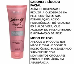 Sabonete Líquido Facial Menela - Essence Brows Store