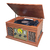 Tocadiscos Gadnic Soundix6 Vintage Bluetooth 3 Velocidades FM USB Cassette - comprar online