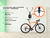 Soporte de Pared Gadnic para Bicicleta P/Colgar Horizontal - RMA Solutions SRL