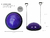 Imagen de Bosu Media Esfera 46cm Media Esfera Balance Equilibrio