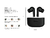 Auriculares Bluetooth QCY T19 Manos Libres Inalambrico Negro - RMA Solutions SRL