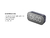 Reloj Despertador Digital Gadnic W1 Parlante Bluetooth Radio FM Alarma