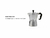 Cafetera Gadnic Moka Express manual plateada italiano 3 Tazas