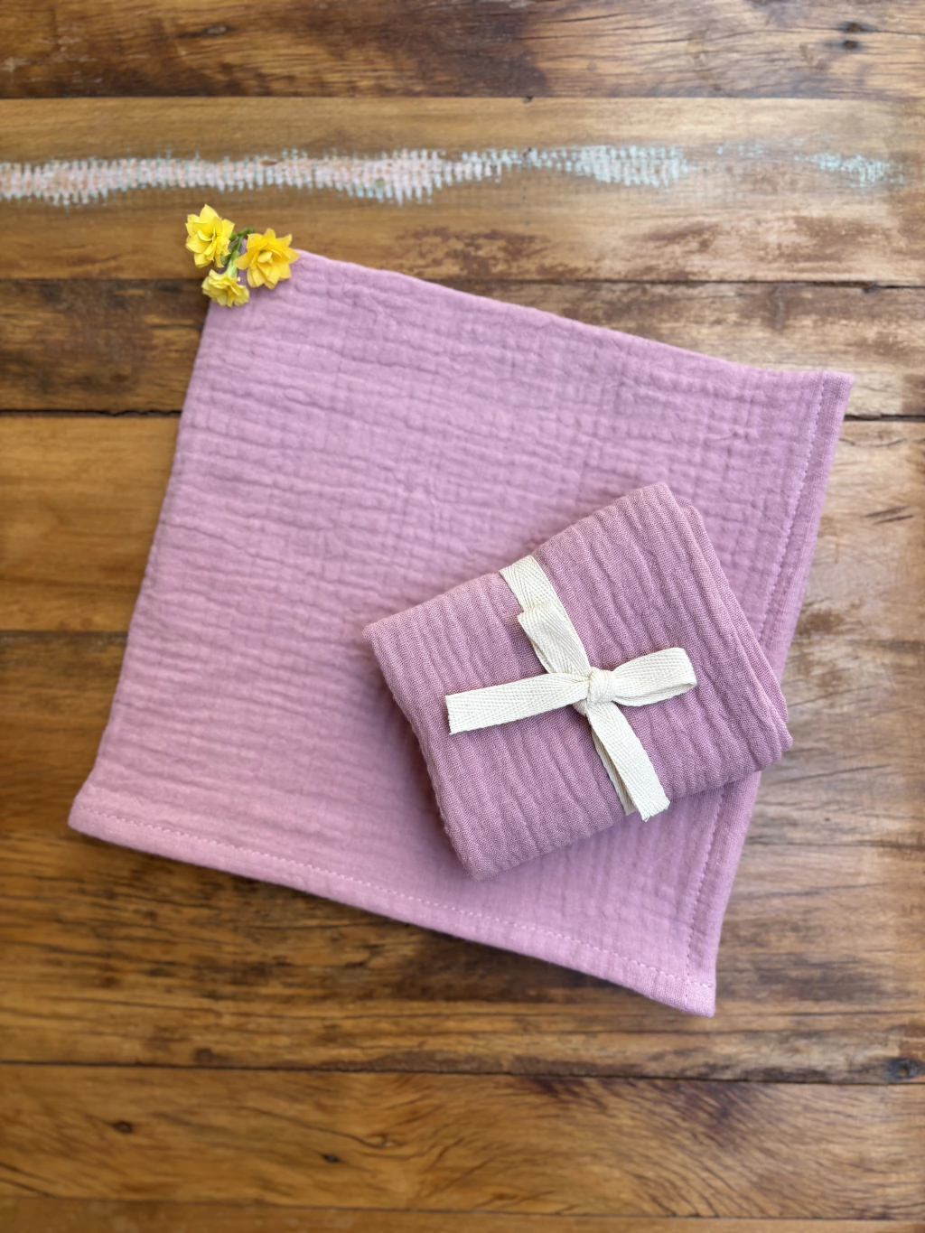 Fralda de boca - rosa antigo