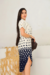 Vestido Chemise Midi Viscose Estampado Manga Curta - comprar online