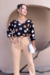 Blusa com Estampa Poás