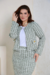 Conjunto Tweed Midi aberto na frente