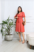 Vestido Midi com mangas amplas e faixa na cintura na internet