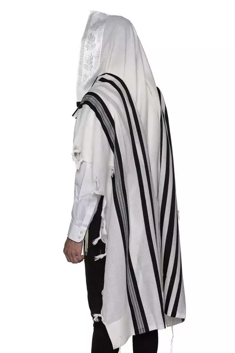 Mofet Wool Tallit - Lamenatzeach - Traditional Jewish Prayer Shawl - 100% Wool - buy online