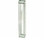 Transparent Glass Mezuzah Case with Silver Shin - buy online