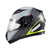 Capacete Texx Escamoteável Gladiator V3 Makan Cinza Verde Brilhante Escamoteável - comprar online