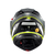 Capacete Texx Escamoteável Gladiator V3 Makan Cinza Verde Brilhante Escamoteável - VD Motos