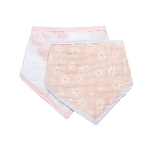 Kit 2 Babador Bandana Soft - Margaridas