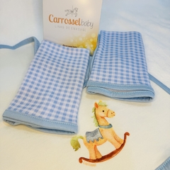 Kit 3 Paninhos de boca Cavalinho - Carrossel Baby na internet