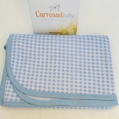 Cueiro Xadrez Azul - comprar online