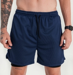 Short 2 em 1 - Compressão - loja online