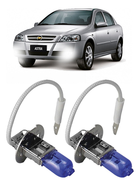 Par Lâmpadas Super Brancas Milhas Gm Astra 1999 A 2012 8500k