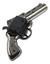 Relogio De Mesa Em Forma De Revolver Magnum 38 Despertador