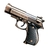 Imagem do Isqueiro maçarico beretta M92G CQB, em formato de arma, pistola