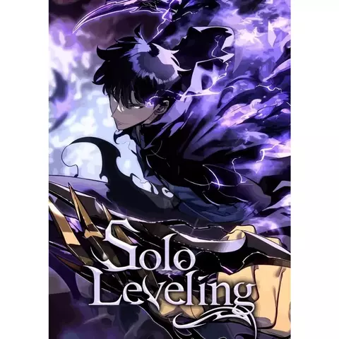 Solo Leveling Sung Jin-Woo Quadro Placa Decorativa MDF