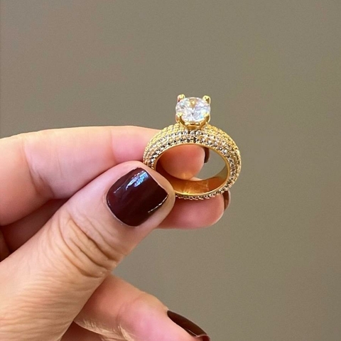 ANEL SOLITARIO LUXO - comprar online