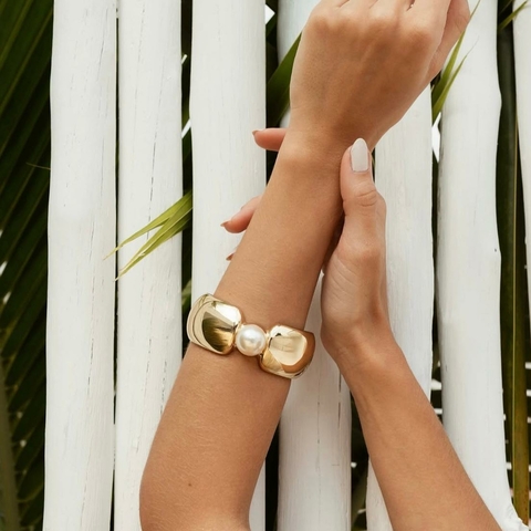 BRACELETE PEROLA CENTRAL