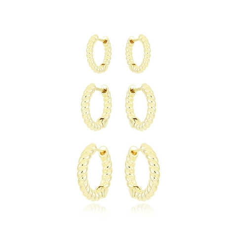 TRIO ARGOLINHAS TORCIDAS