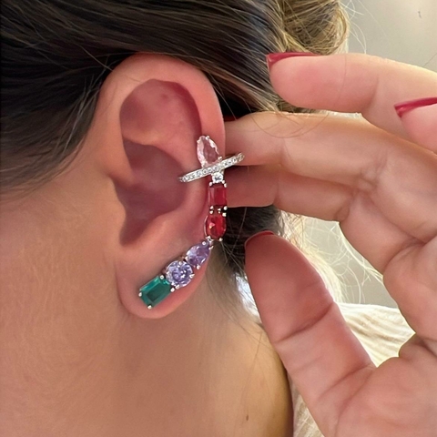 BRINCO COLORIDO EAR CUFF