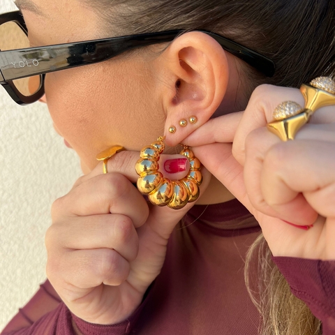 BRINCO MAXI ARGOLA BOLHAS - comprar online