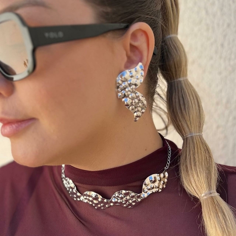 COLAR CHOKER ORGANICA TEXTURIZADA - comprar online