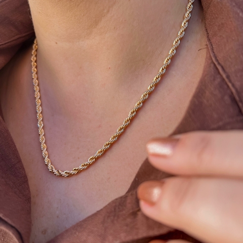 COLAR CORDÃO BAIANO 45CM