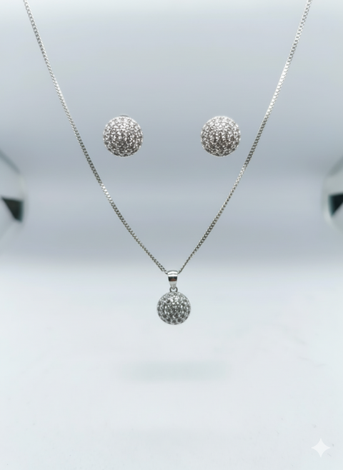 Conjunto Círculo de Luz en plata .925