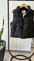 Chaleco eco cuero negro (0010) - comprar online