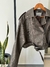 Campera eco cuero chocolate (0002) - comprar online