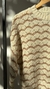 SWEATER DE FRIZZ RAYADO CON PICOS (0178)