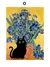 Imagem do Tela Divertida de Gato Preto | Estilo Matisse, Monet e Van Gogh