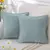 Imagem do Capa de Almofada Chenille Azul Luxo – 45x45cm e 30x50cm | Fronha Decorativa Macia e Elegante para Sofá ou Cama